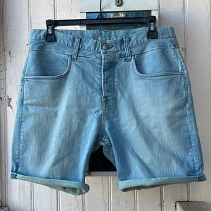 Helmut Lang Jean Shorts